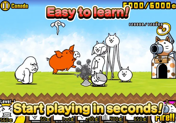 The Battle Cats screenshot 3