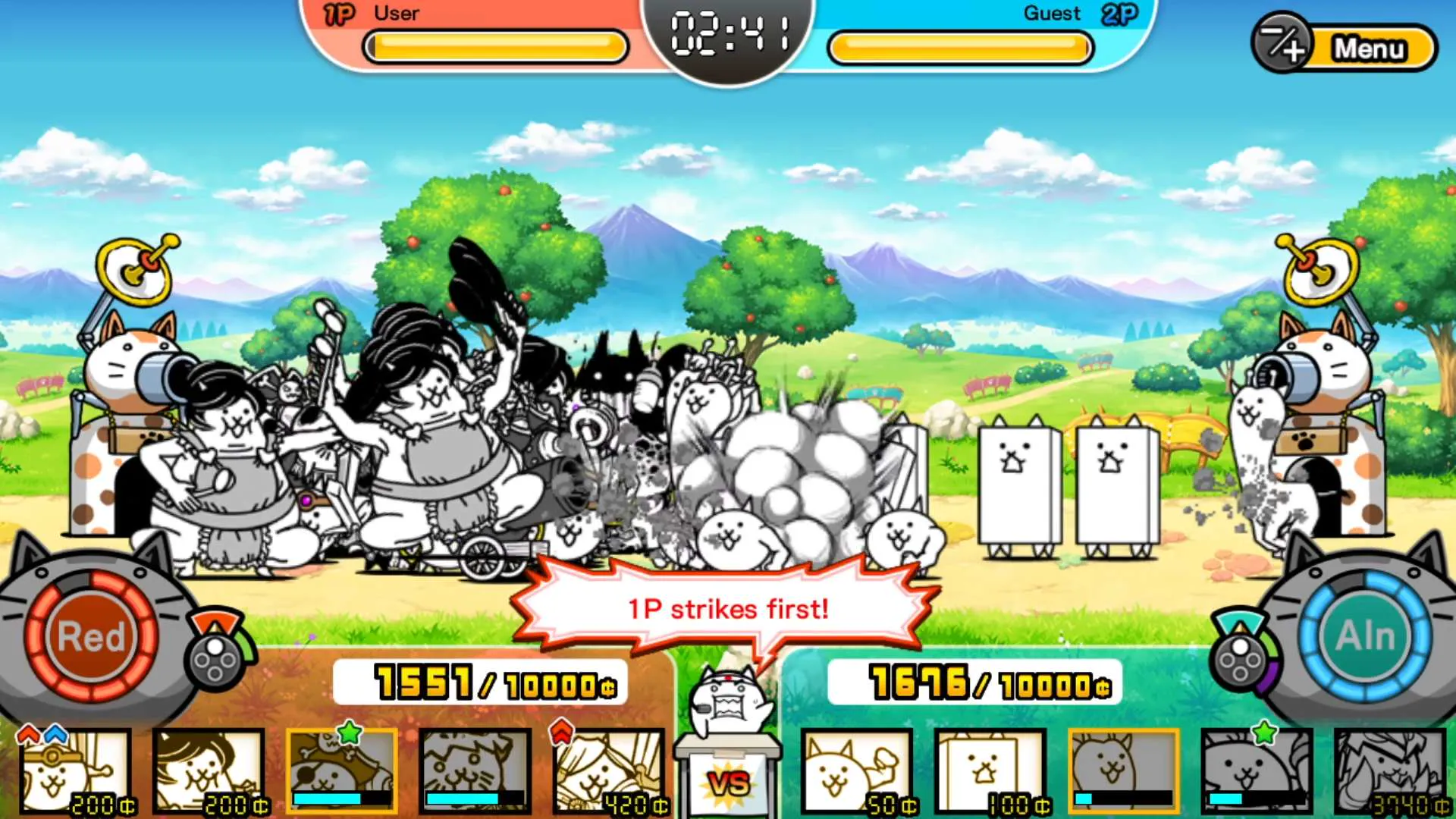 The Battle Cats screenshot 1