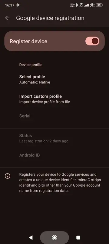 GMSCore (MicroG) screenshot 4