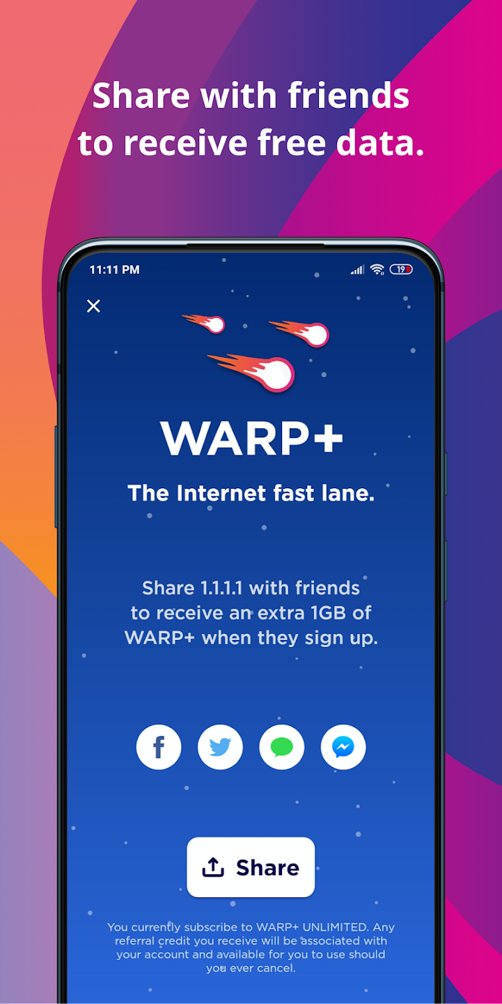 1.1.1.1 + WARP screenshot 4