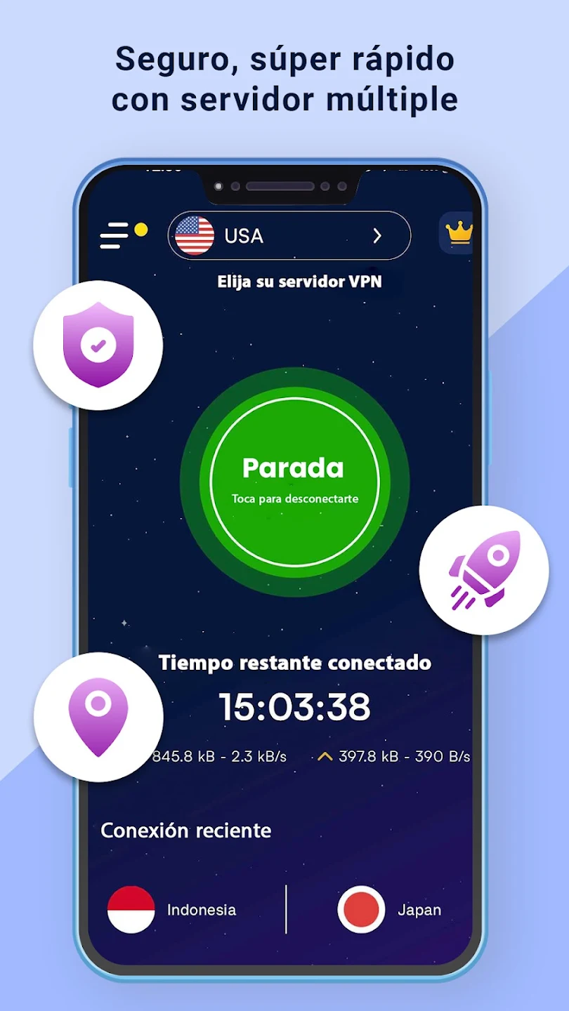 VPN Pronto screenshot 1