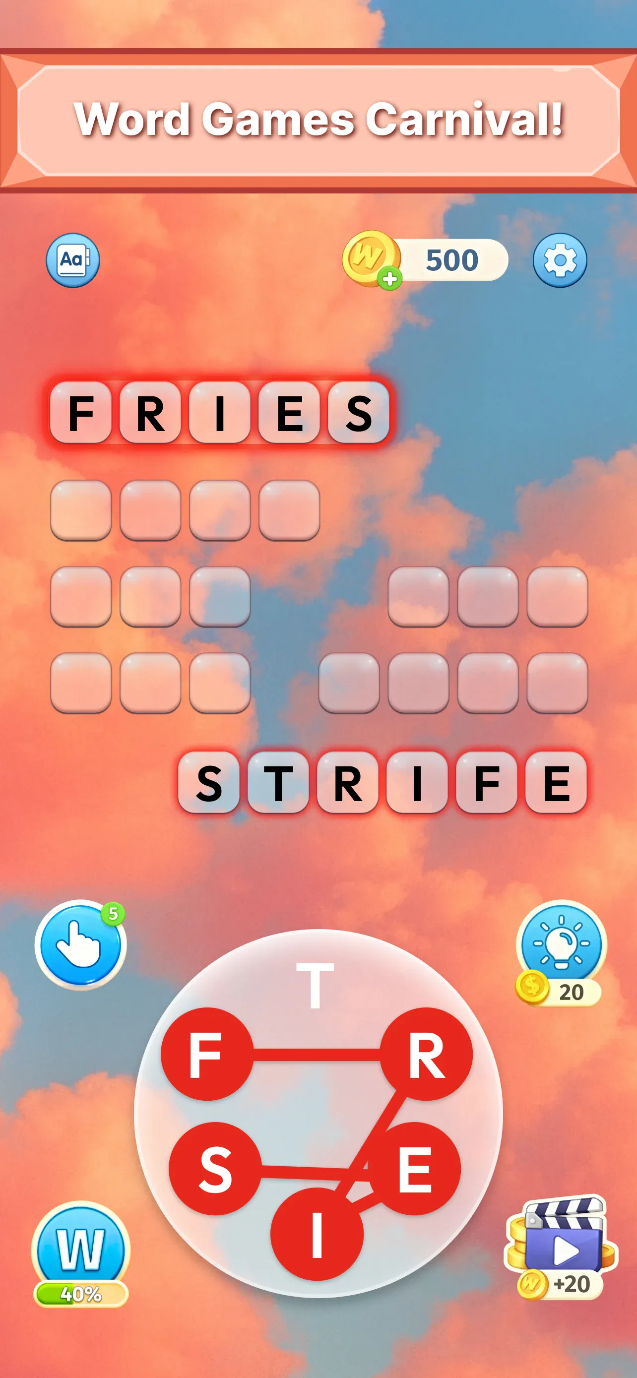 Word Trip screenshot 1