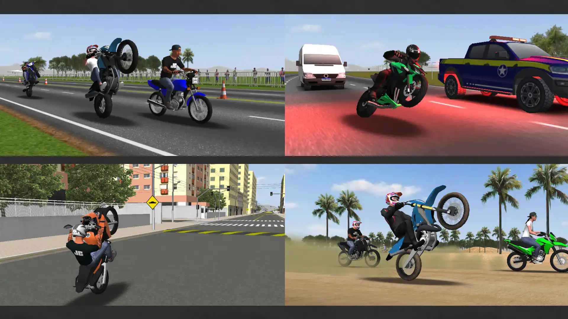Moto Wheelie 3D screenshot 1
