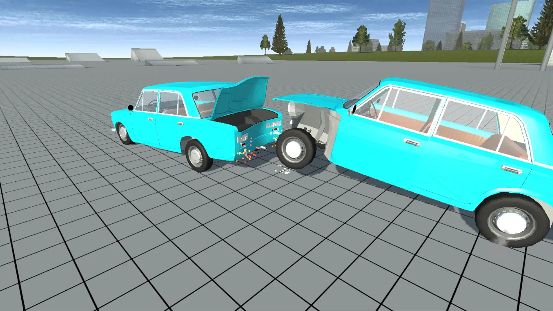 Simple Car Crash Physics Sim screenshot 4
