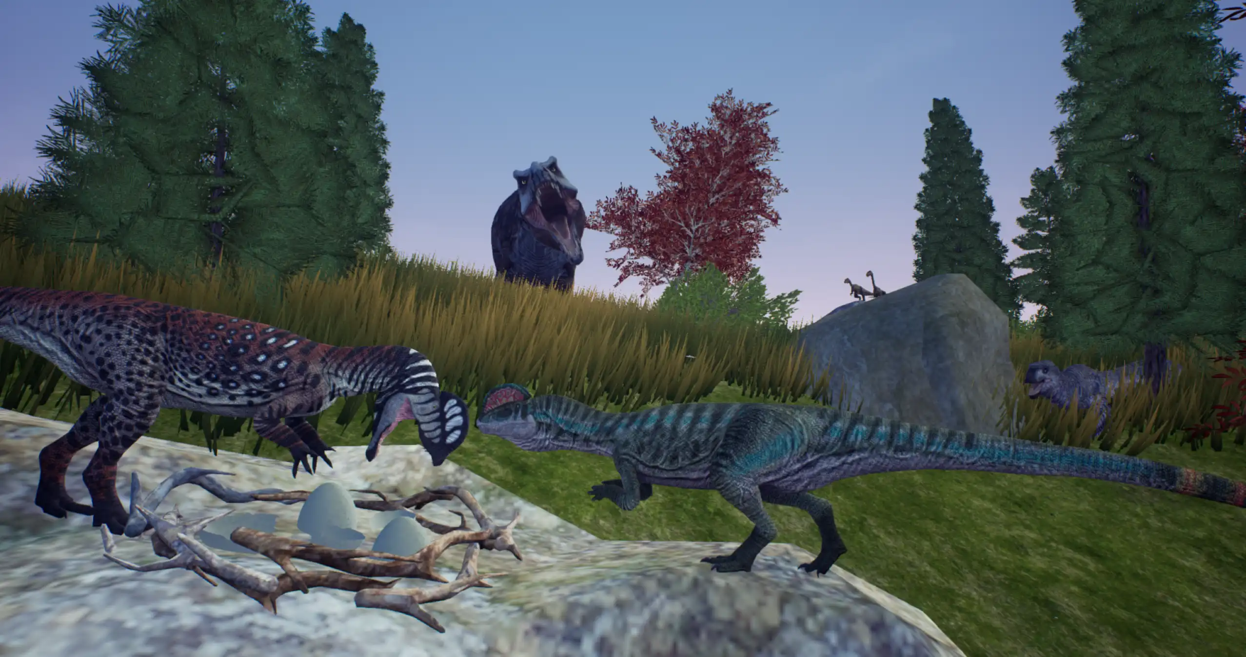 The Cursed Dinosaur Isle: Game screenshot 1