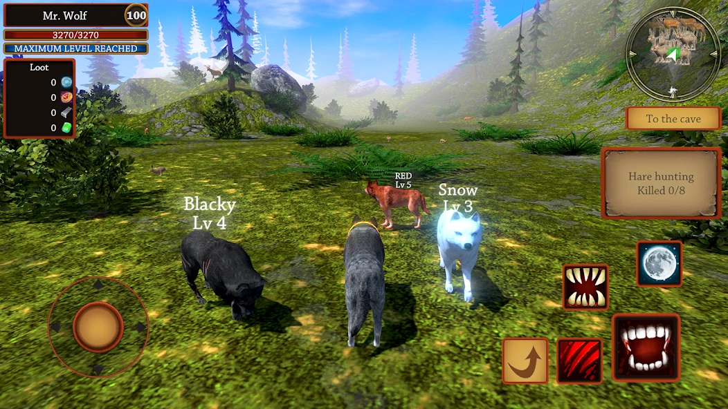 Wolf Simulator Evolution screenshot 5
