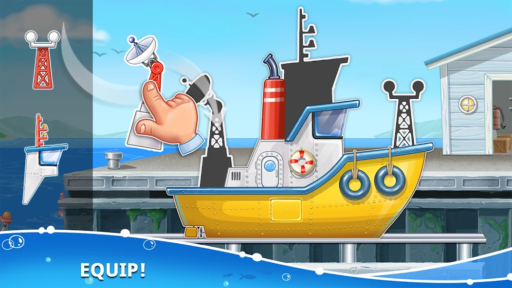 Build an Island. Kids Games for Boys. Build House screenshot 1