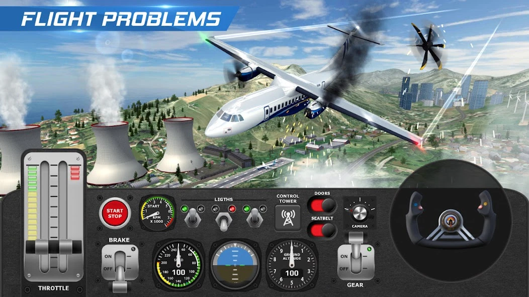 Airplane Flight Pilot Simulator screenshot 4