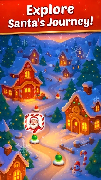 Download Christmas Cookie - Fun Match 3 (MOD, unlimited coins) 2.1.2 screenshot 3