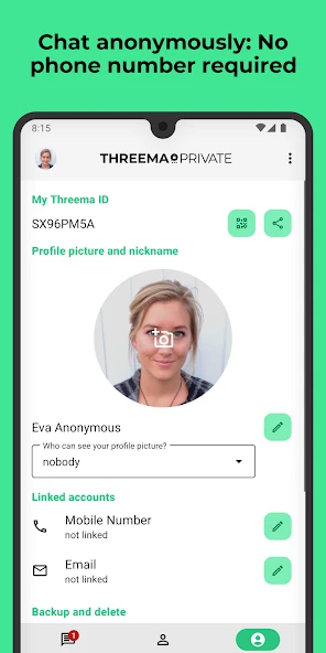 Threema. Secure and private Messenger APK screenshot 3