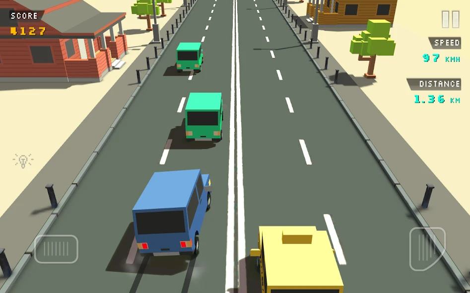 Blocky Traffic Racer screenshot 4