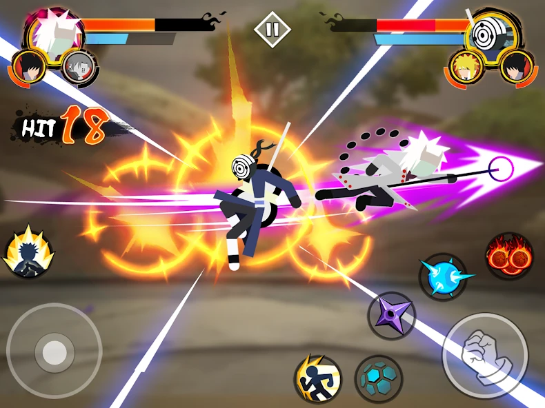Stickman Ninja – 3v3 Battle Arena APK screenshot 5