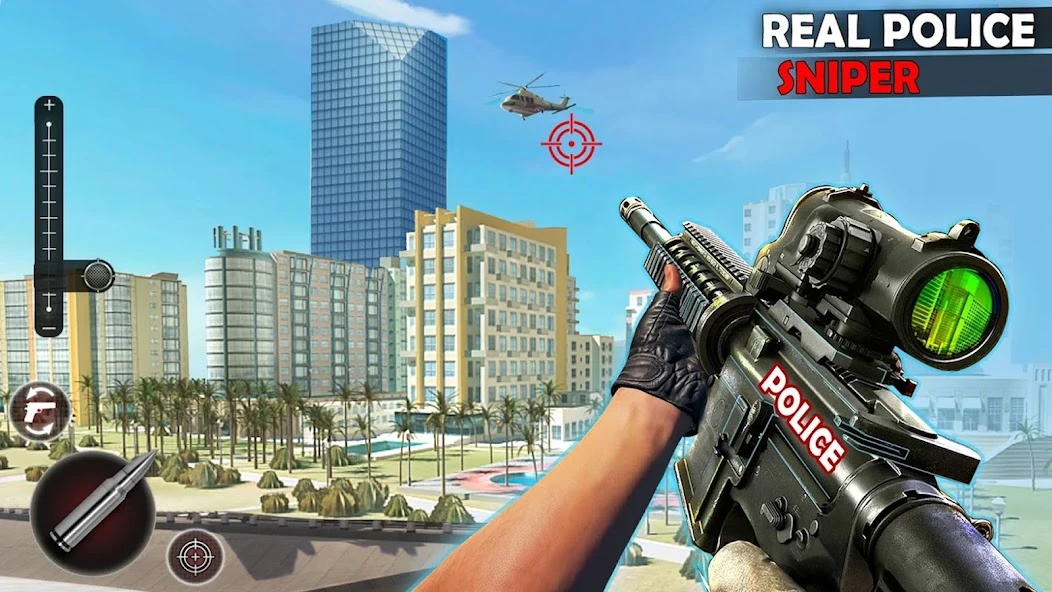 City Police Sniper 2018 - Best FPS Shooter screenshot 2