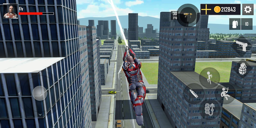 Super Hero Rope Crime City screenshot 2