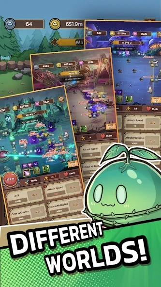 Slime Castle – Idle TD APK screenshot 2