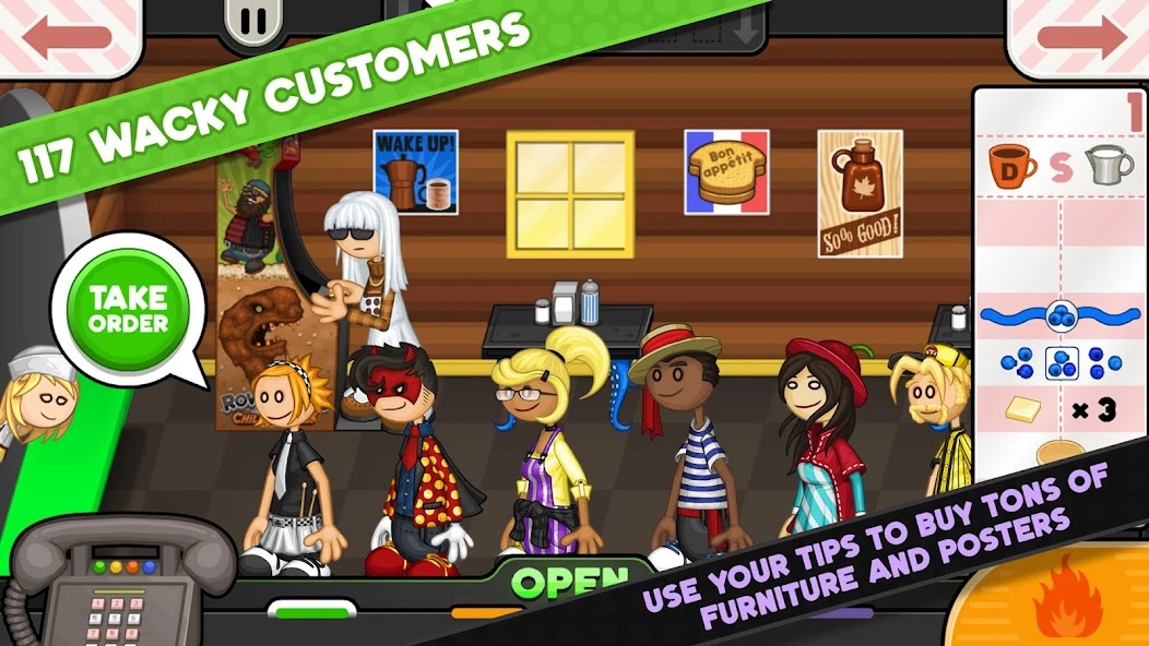 Papa’s Pancakeria To Go! APK screenshot 2