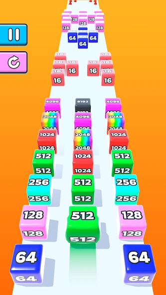 Jelly Run 2048 APK screenshot 2