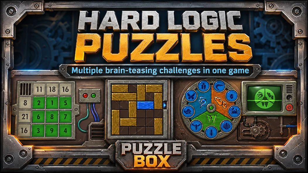 Metal Box ! Hard Logic Puzzle screenshot 1