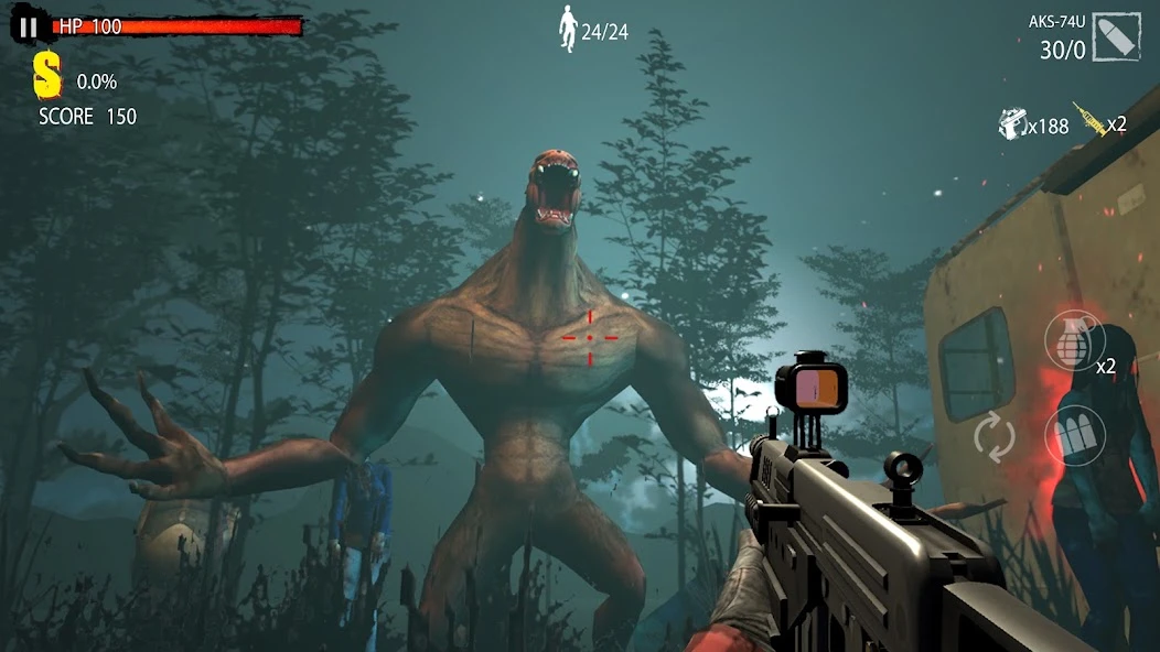 Zombie Hunter D-Day screenshot 1