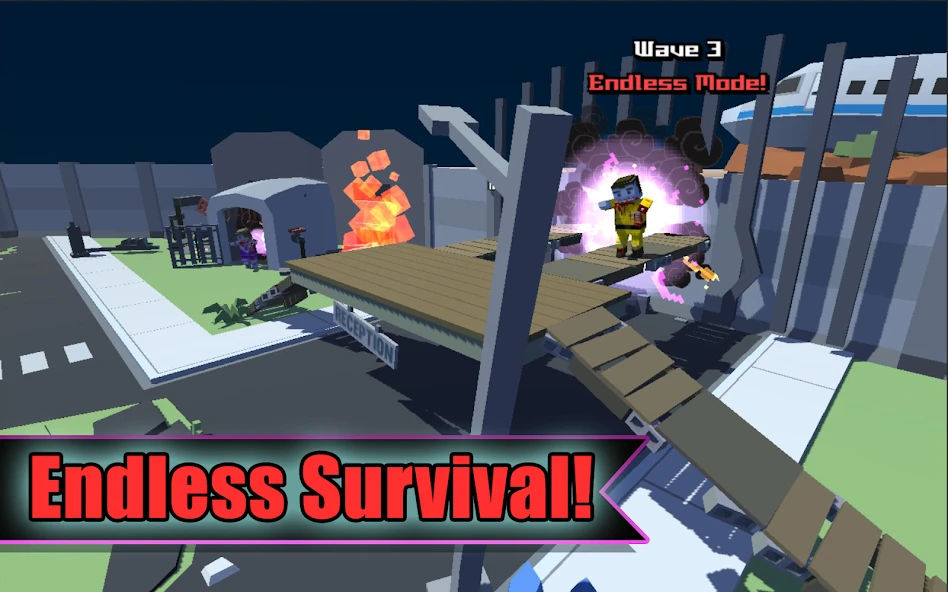 Blocky Zombie Survival screenshot 3