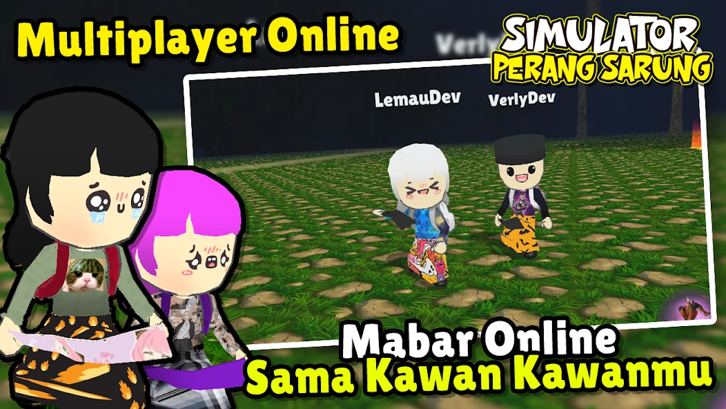 Simulator Perang Sarung 3D APK screenshot 4