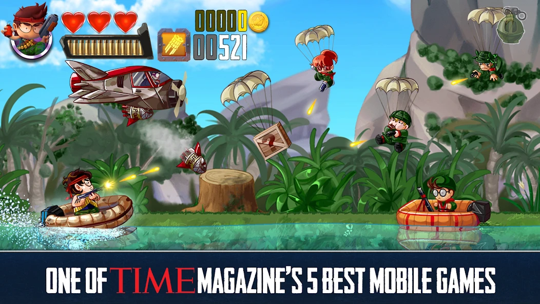 Ramboat - Jumping Shooter Game screenshot 1