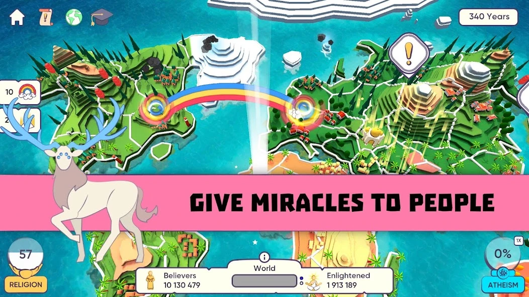 God Simulator. Sandbox strategy game Religion Inc. screenshot 3