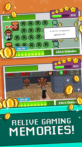 Press Start - Game Nostalgia Clicker screenshot 2