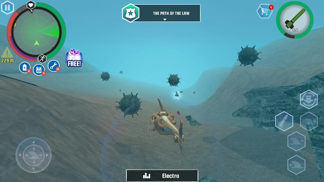 Robot Shark screenshot 1