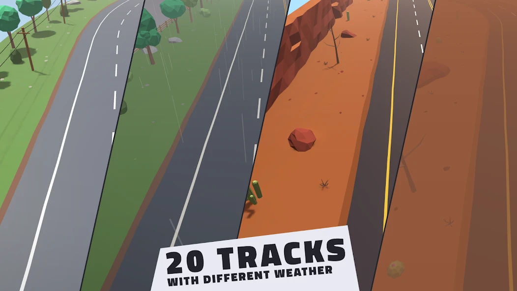 Polygon Drift: Traffic Racing APK screenshot 3