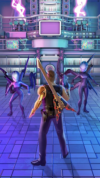 Cyberpunk Hero: Epic Roguelike screenshot 2