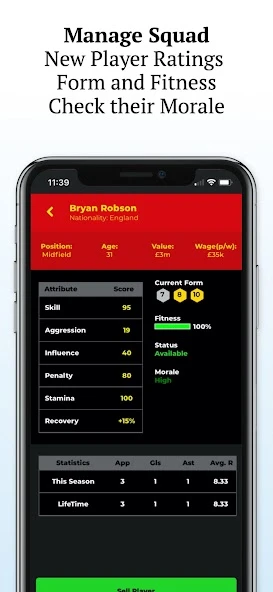 Retro Football Management screenshot 4