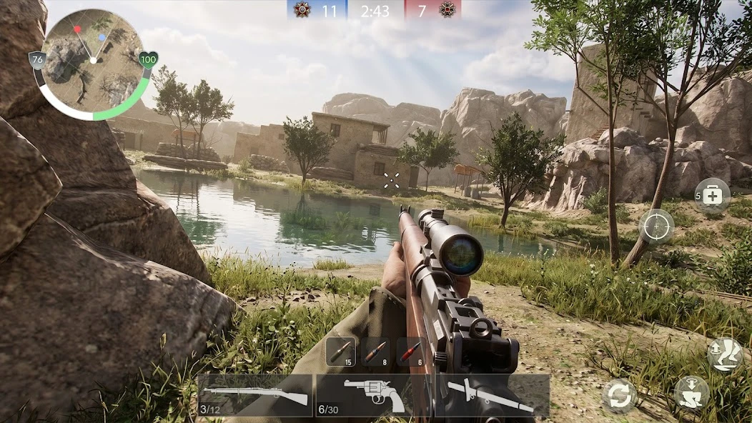 WW2 Frontline 1942: War Game APK screenshot 4