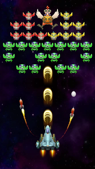 Galaxy Attack: Chicken Shooter screenshot 4