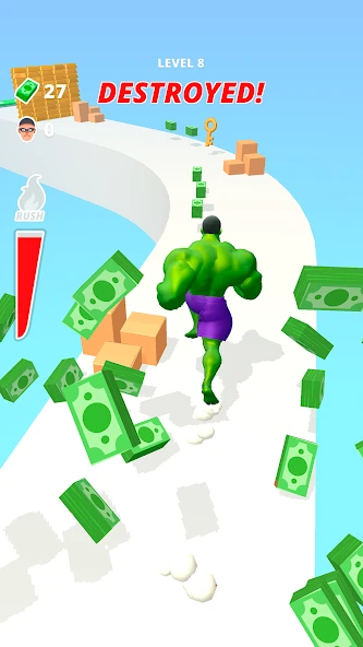 Muscle Rush - Smash Running Game screenshot 2