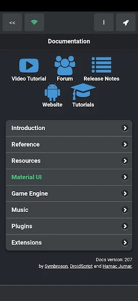 DroidScript: JS and Python IDE APK screenshot 4