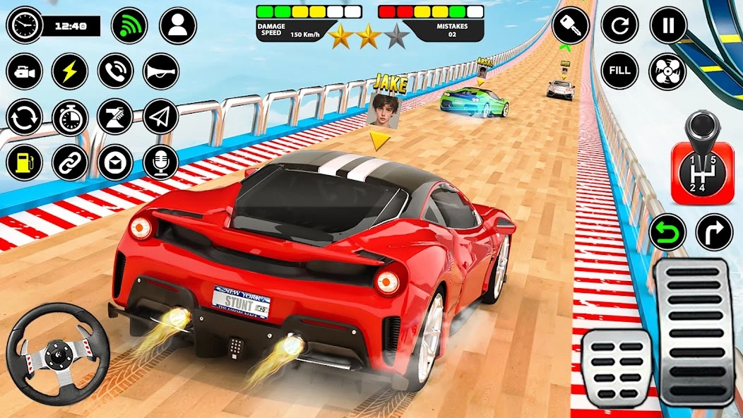 Impossible Car Stunt Games: Extreme Racing Tracks screenshot 4
