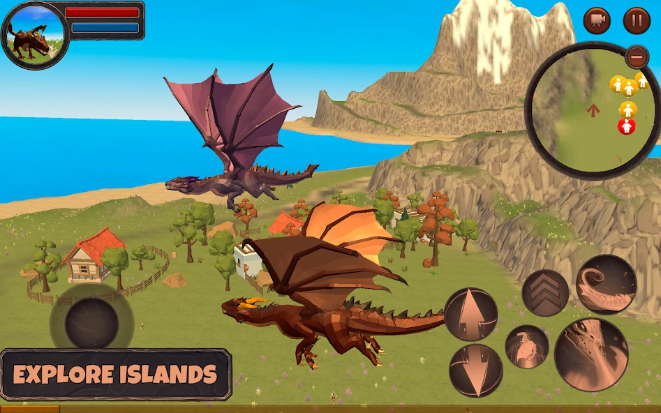 Dragon Simulator 3D: Adventure Game screenshot 1