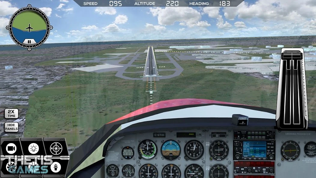 Flight Simulator 2017 FlyWings HD screenshot 2