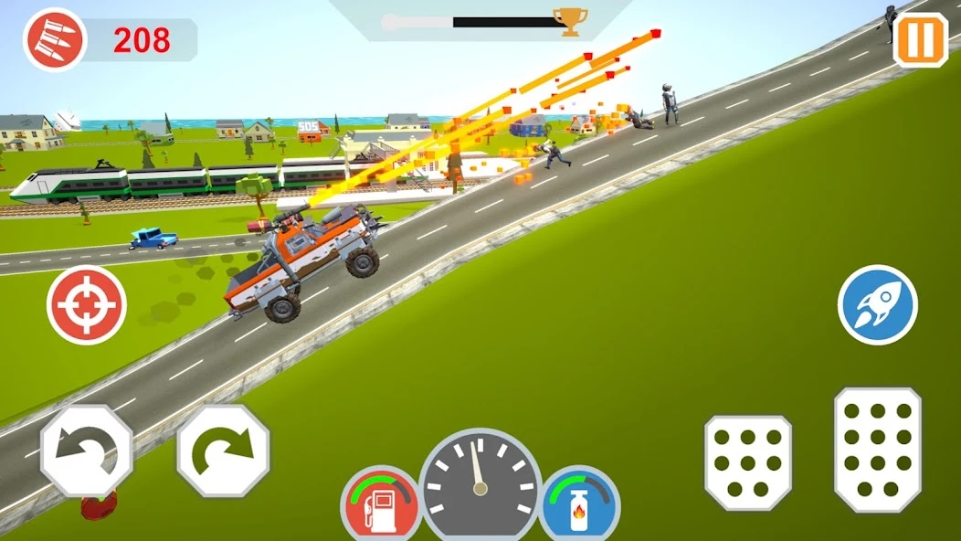 Zombie Crush Driver: Survive the apocalypse screenshot 5
