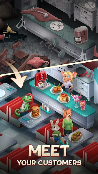 Merge Inn - Вкусный пазл! screenshot 2