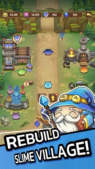Slime Castle – Idle TD APK screenshot 3