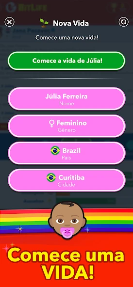 BitLife BR – Simulação de vida APK screenshot 1