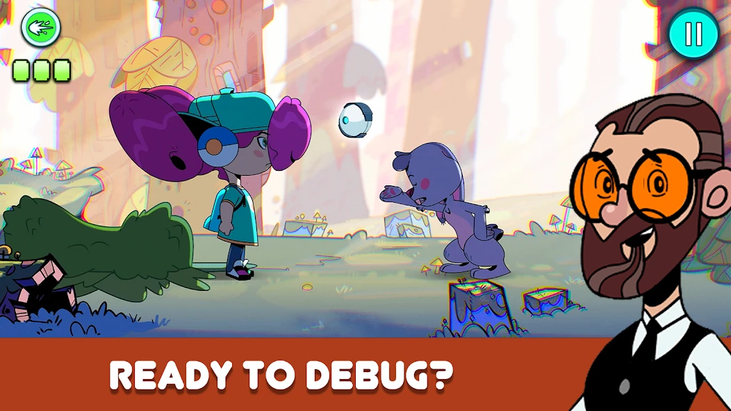 Glitch Hero: Coding Games Kids APK screenshot 2