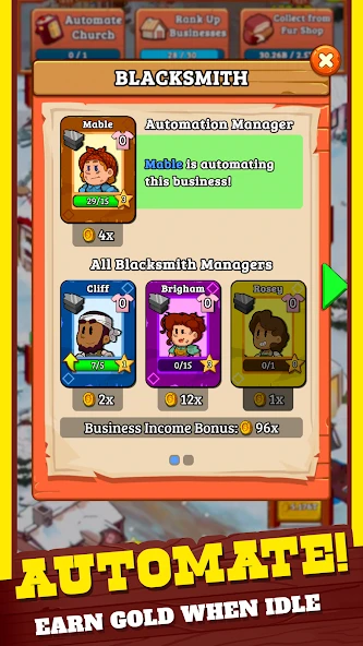 Idle Frontier: Tap Town Tycoon screenshot 4