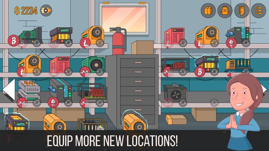 Idle Miner Simulator - Tap Tap Tycoon Bitcoin screenshot 5