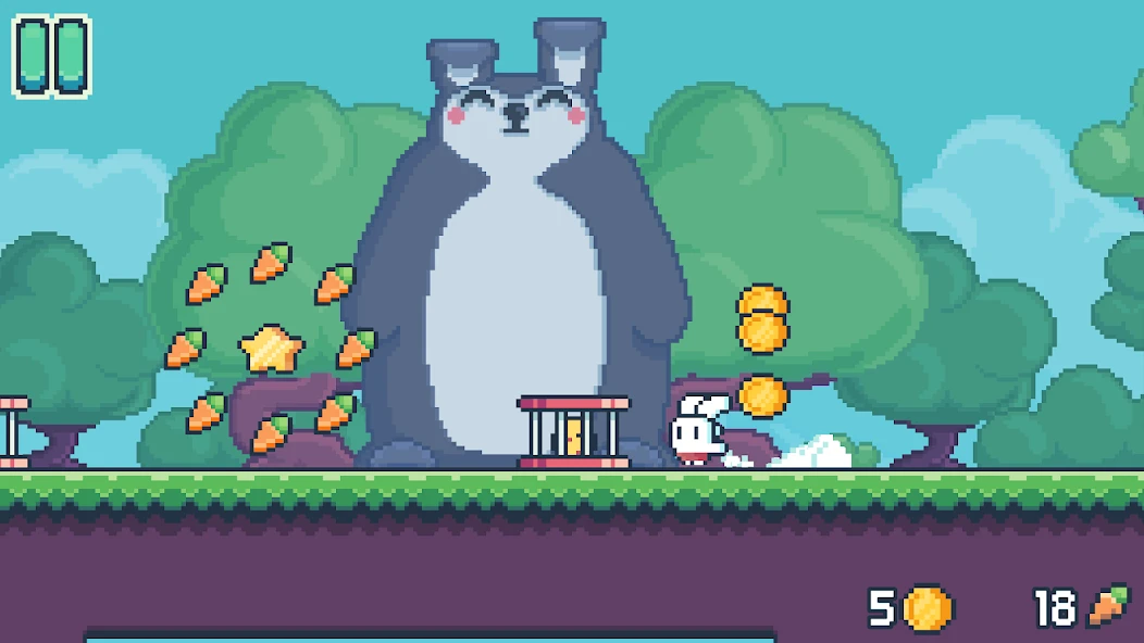 Yeah Bunny 2 - pixel retro arcade platformer screenshot 3