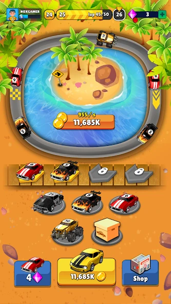 Merge Muscle Car: Classic American Muscle Merger screenshot 1