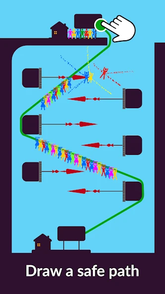 Zipline Valley - Physics Puzzle Game screenshot 2