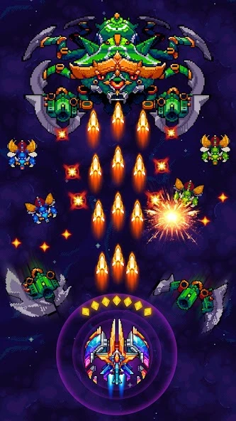 Galaxiga - Classic 80s Arcade screenshot 1